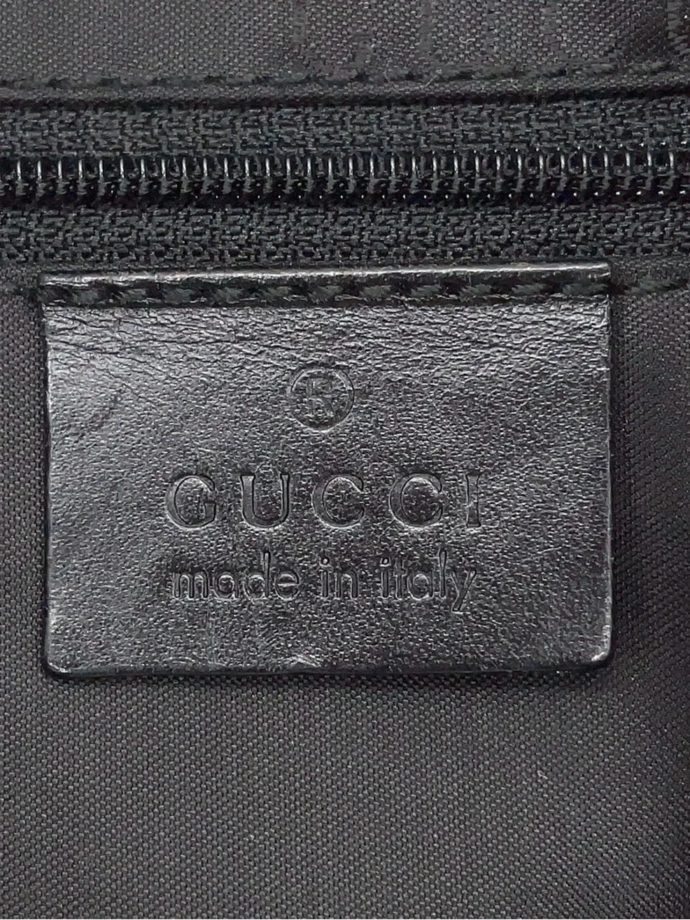 Gucci black nylon